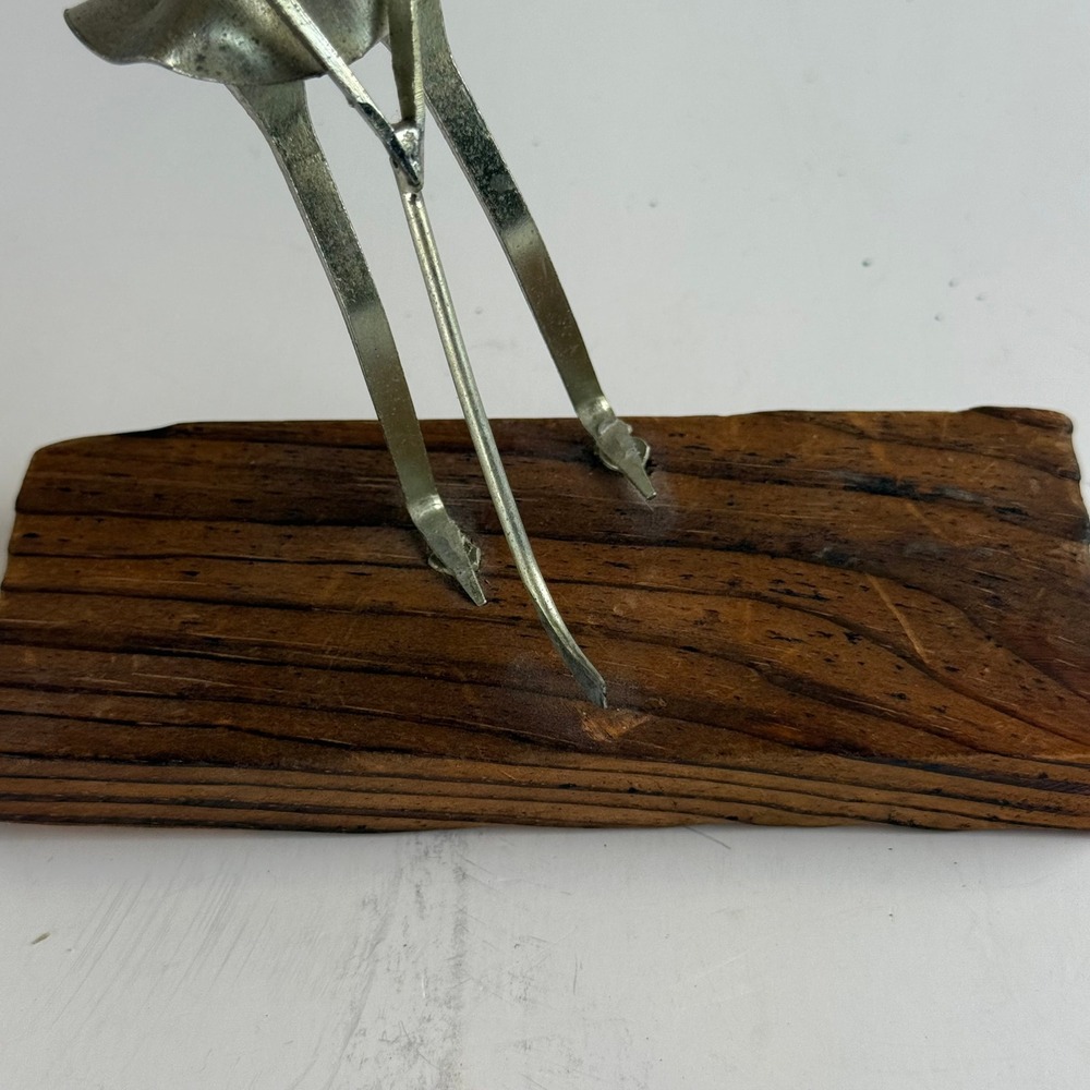 Vintage Sterner Imports Golfer Nail Art Sculpture Made in Spain Wood Base - Picture 7 of 7